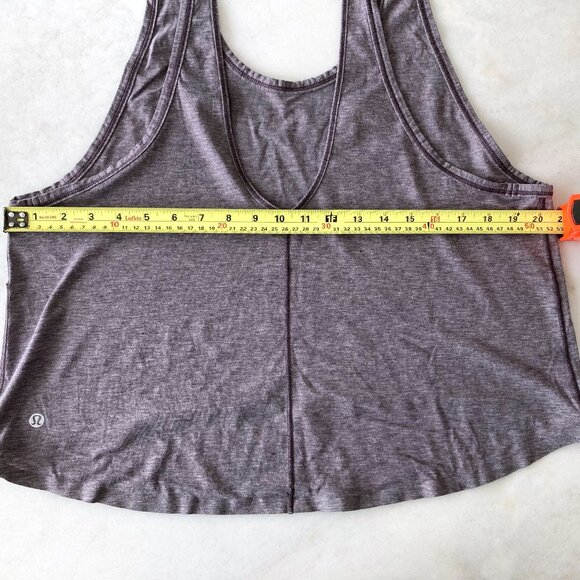Lululemon Intended Tank (heathered black currant) heathered purple (size 10) - Picture 6 of 7
